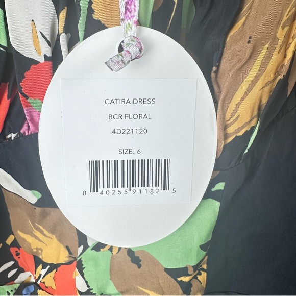 Autumn Adeigbo Catira Dress BCK Floral NWT Size 6 - Picture 9 of 12